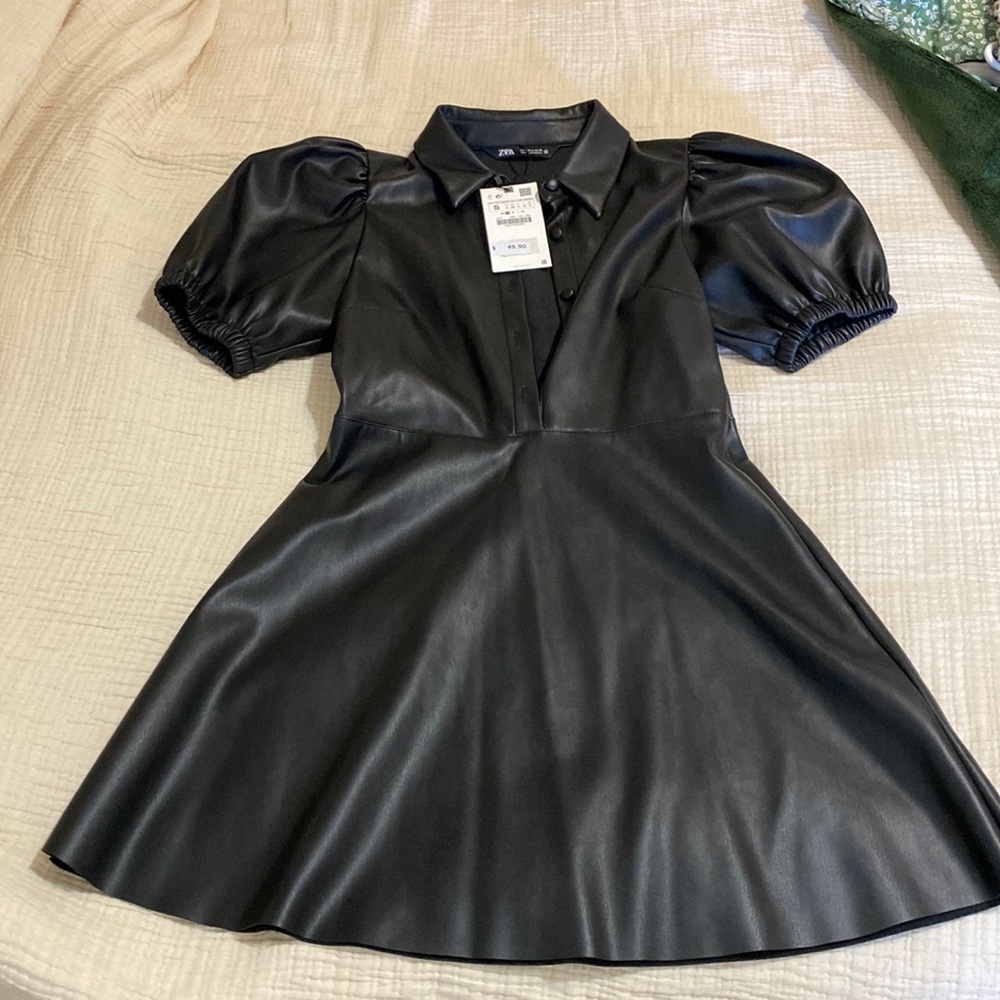 Pleather dress